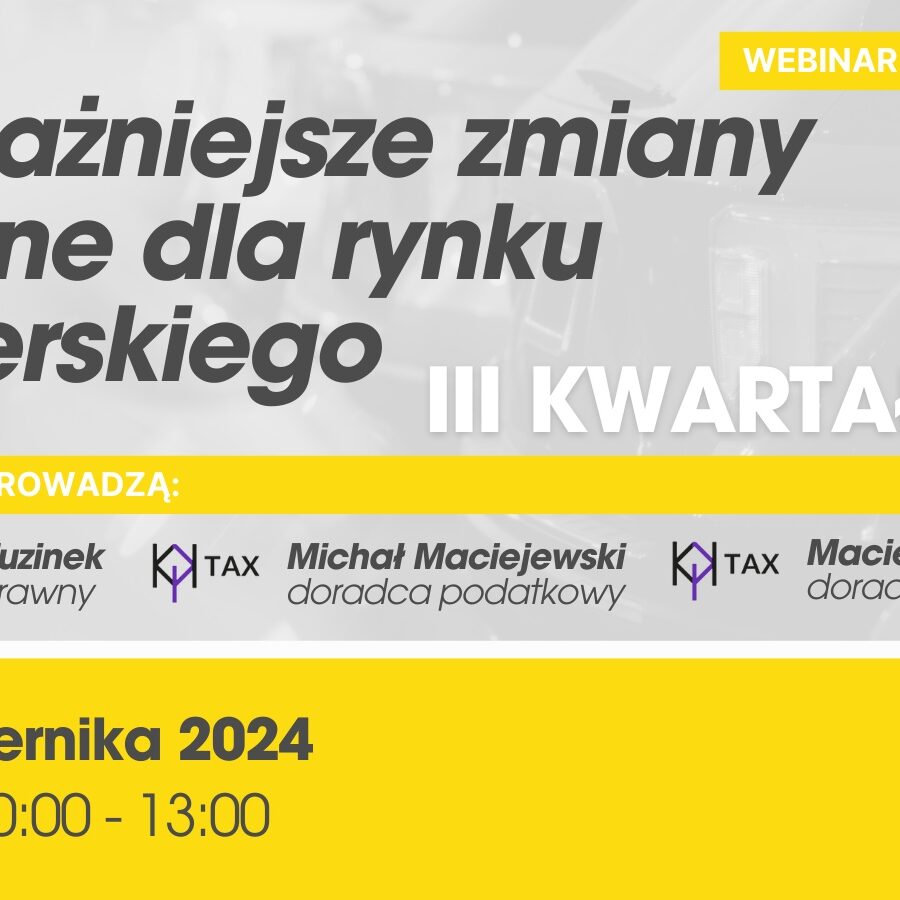 webinar dla dealerów